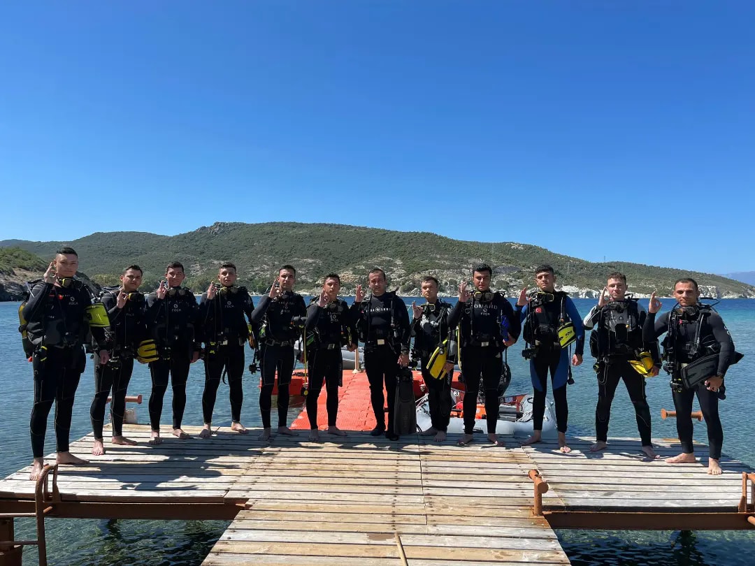 1*Yıldız Dalıcı Kursunun Deniz Dalışı Safhası 12-16 Haziran 2023 Tarihlerinde Foça Komando Eğitim Komutanlığı Dalış Merkezinde Tamamlanmıştır